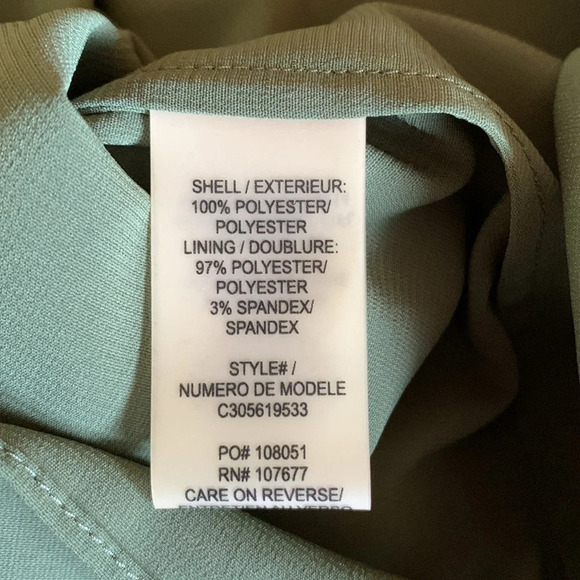 Alice + Olivia tropical print drape back dress size S/P - Picture 12 of 12